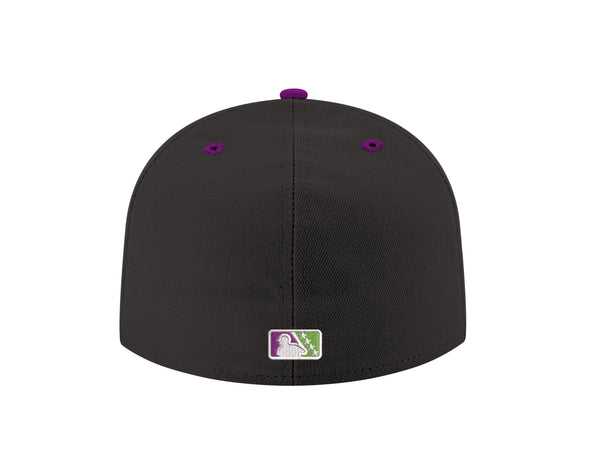 New Era Black/Purple 59FIFTY Cap