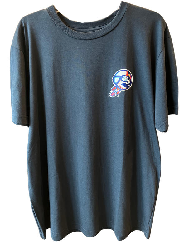 Adult Navy Baseballism Stadium Tee