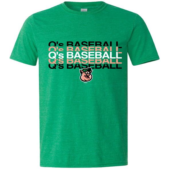 Adult Kannapolis Q's Fred Softstyle Tee